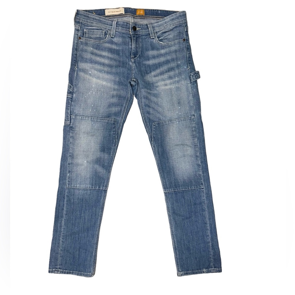 Pilcro Blue Straight Leg Jeans